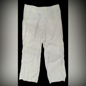 Eileen Fisher Cream Wide Leg Pants